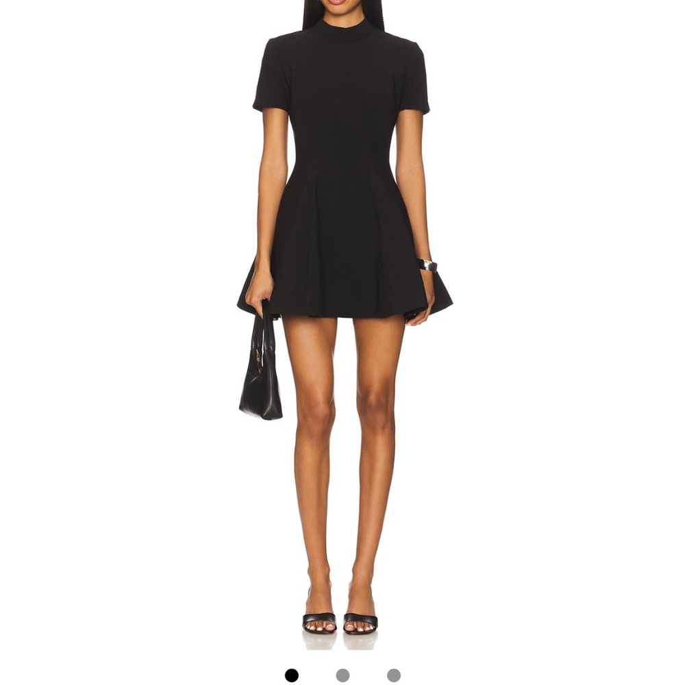 Women's Short Sleeve Black Dress